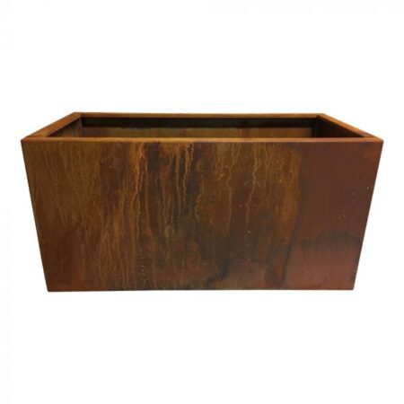 Plantekasse i cortenstål - 80 x 40 x 40 cm