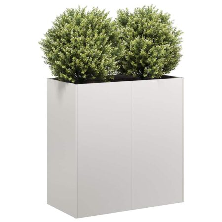 Plantekasse i rustfrit stål 80×40×80 cm - højbed til have og terrasse