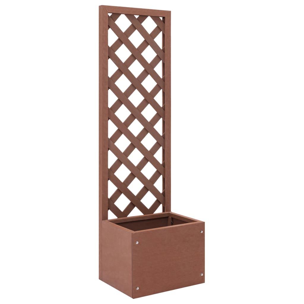 Plantekasse med espalier 40x30x135 cm WPC Plantekasse med espalier 40x30x135 cm WPC