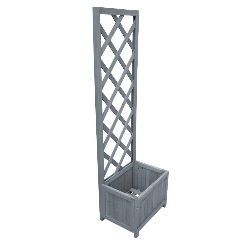 Plantekasse med espalier 40x30x135 cm massivt fyrretræ Plantekasse med espalier 40x30x135 cm massivt fyrretræ