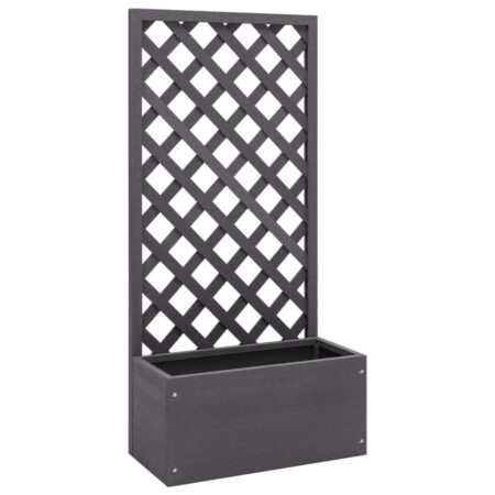 Plantekasse med espalier 65x30x135 cm WPC