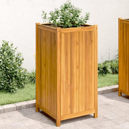 Plantekasse med for 50x50x100 cm massivt akacietræ