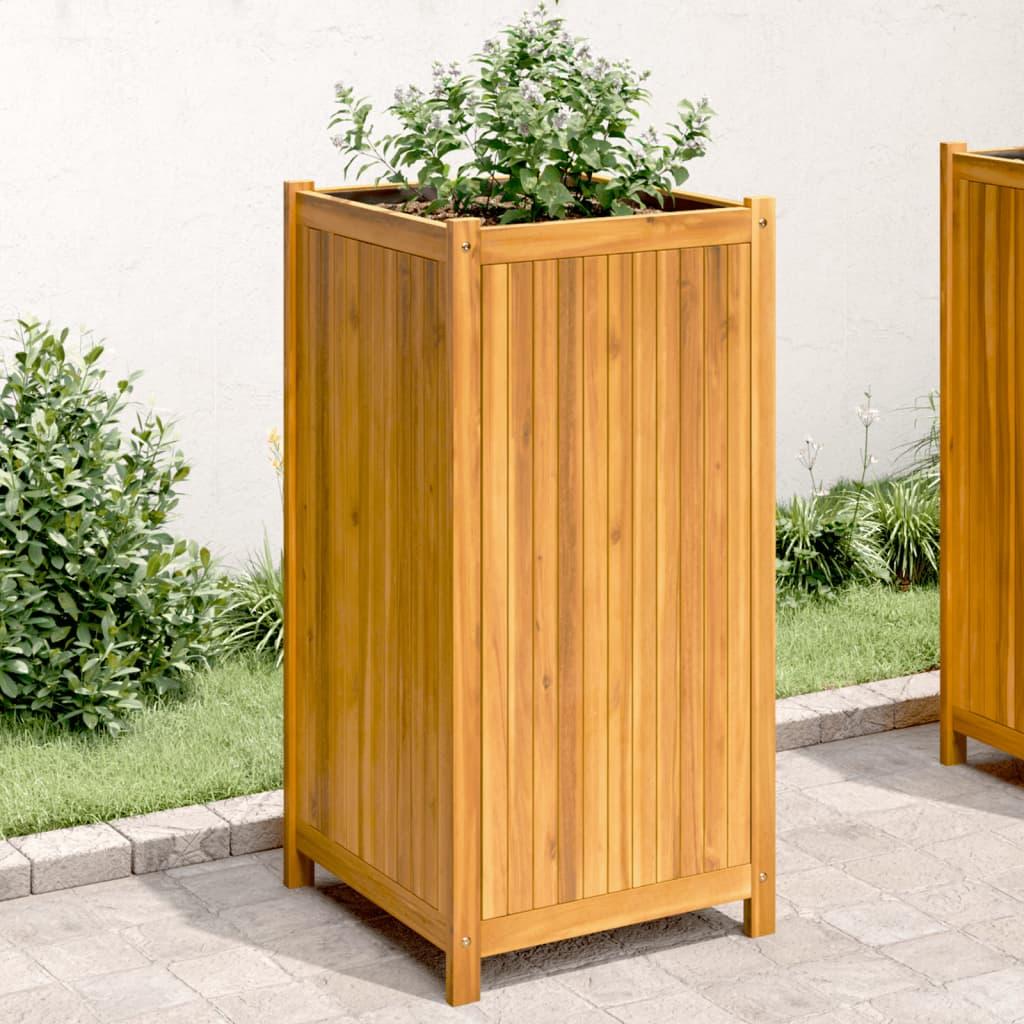 Plantekasse med for 50x50x100 cm massivt akacietræ Plantekasse med for 50x50x100 cm massivt akacietræ