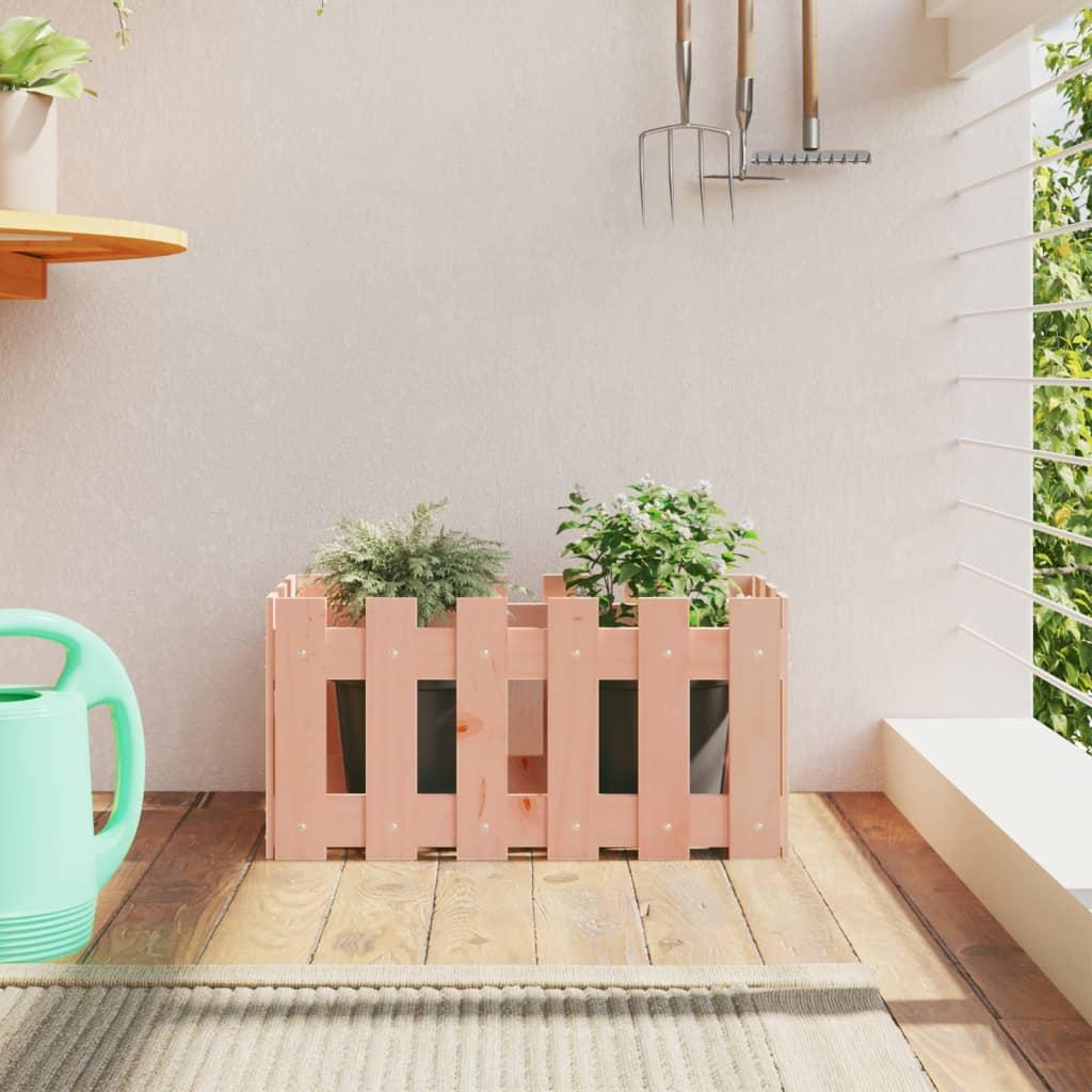 Plantekasse med stakitdesign 60x30x30 cm massivt douglasgran Plantekasse med stakitdesign 60x30x30 cm massivt douglasgran