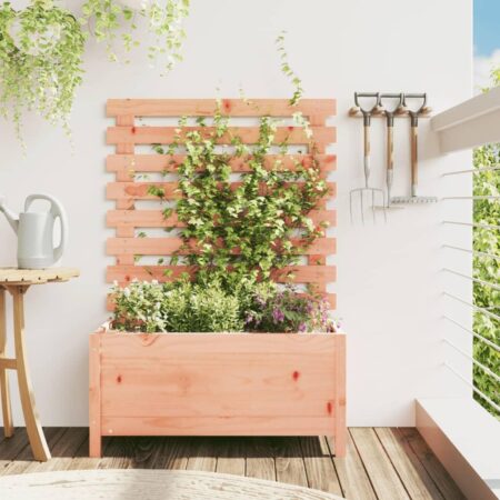 Plantekasse med stativ 79×39,5×114 cm - massivt douglasgran