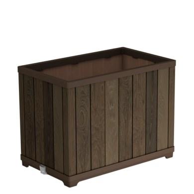 Plantekasse udendørs Keter valnød, 76 × 45,5 × 55 cm