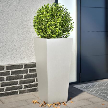 Plantekasser 2 stk. 35x35x75 cm rustfrit stål