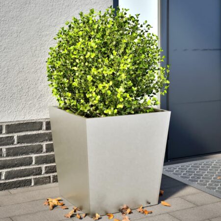Plantekasser 2 stk. 50x50x50 cm rustfrit stål