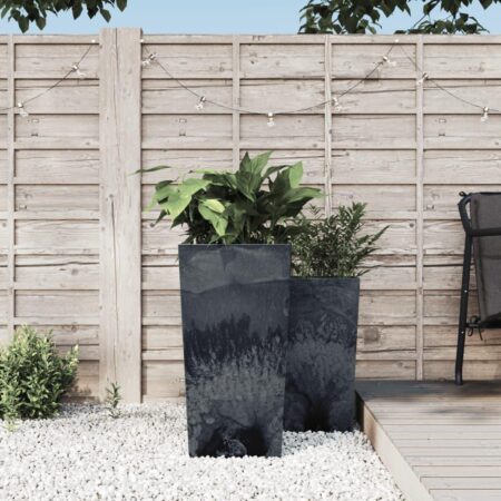 Plantekrukke 21/49 l udtagelig indsats PP betonlook antracit