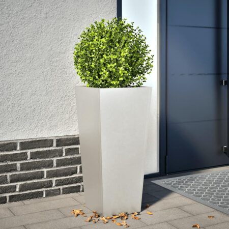 Plantekrukke 35x35x75 cm rustfrit stål