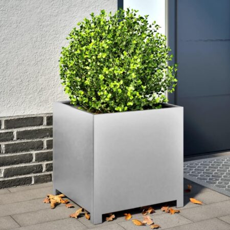 Plantekrukke 50x50x50 cm galvaniseret stål
