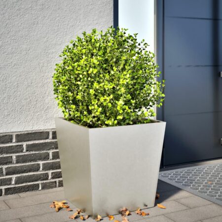 Plantekrukke 50x50x50 cm rustfrit stål