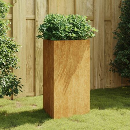 Plantekrukke i cortenstål 50 × 43 × 75 cm - rustfarvet