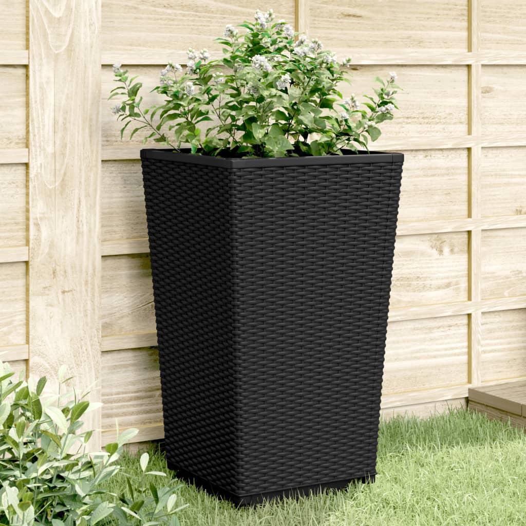 Plantekurve 4 stk. 32,5x32,5x57 cm PP sort Plantekurve 4 stk. 32,5x32,5x57 cm PP sort