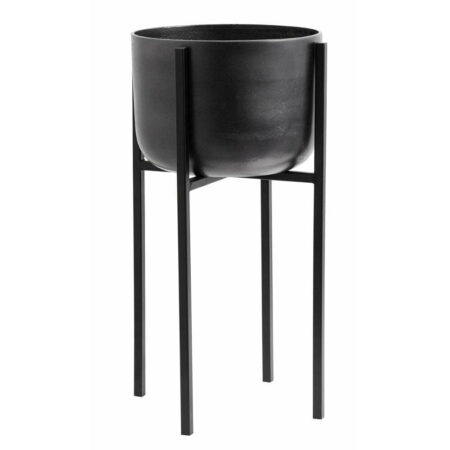 Plantestativ i jern - H60 cm - sort / oxyderet