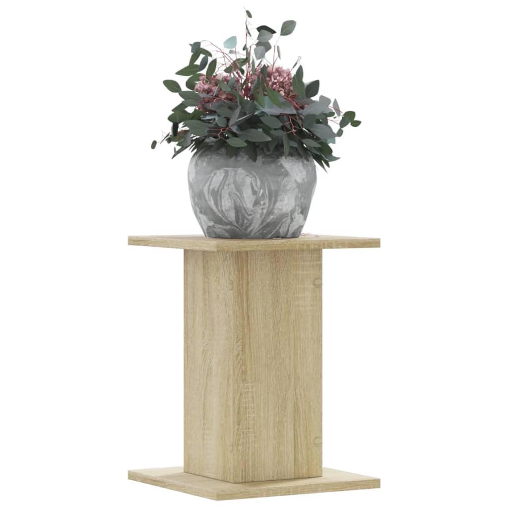 Plantestativer 2 stk. 30x30x40 cm konstrueret træ sonoma-eg Plantestativer 2 stk. 30x30x40 cm konstrueret træ sonoma-eg
