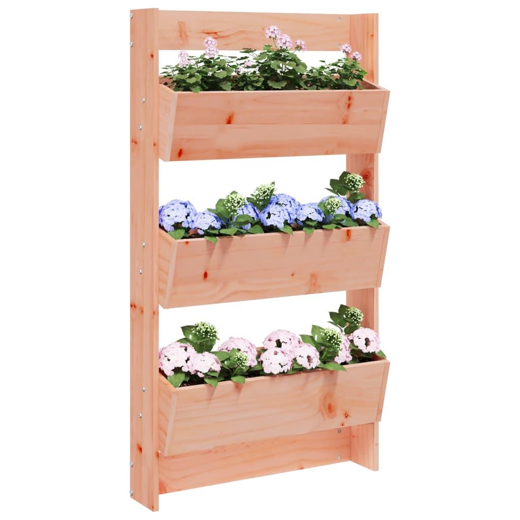 Plantevæg 60x18,5x110 cm 3 niveauer massivt douglasgran Plantevæg 60x18,5x110 cm 3 niveauer massivt douglasgran