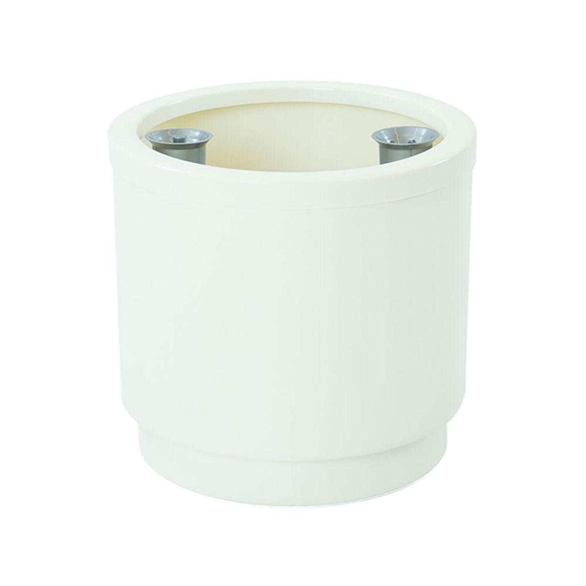 Plastiken selvvandende potte 4126 - hvid Ø 26 cm Plastiken selvvandende potte 4126 - hvid Ø 26 cm