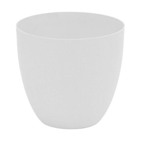 Plastiken urtepotte i hvid polypropylen Ø 32 cm