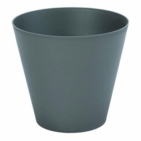 Plastiken urtepotte i polypropylen - antracit Ø 32 cm