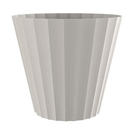 Plastiken urtepotte i polypropylen - beige, 32 × 29 cm