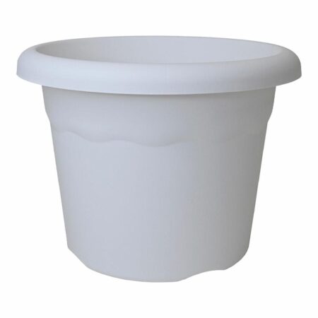 Plastiken urtepotte i polypropylen, hvid Ø 40 cm - 21 l