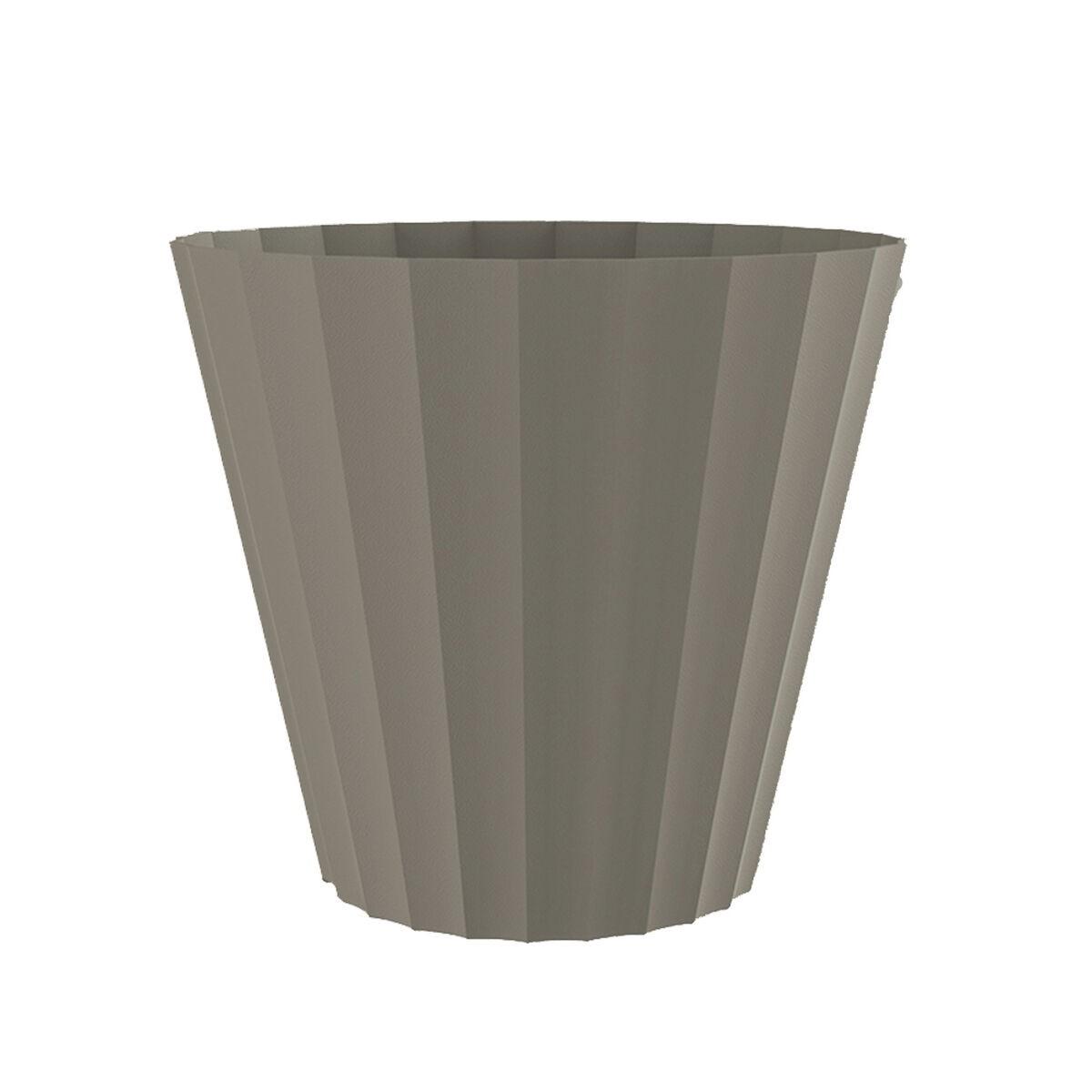 Plastiken urtepotte i polypropylen, taupe - 32 × 29 cm Plastiken urtepotte i polypropylen, taupe - 32 × 29 cm