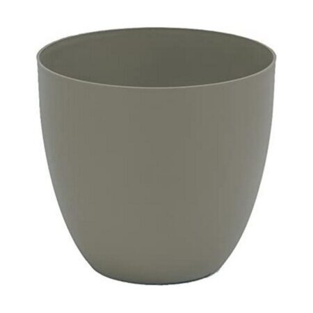 Plastiken urtepotte i polypropylen, taupe - Ø 32 cm