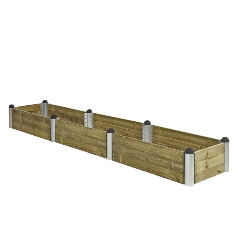 Plus PIPE Højbed 80X400cm H36cm trykimprægneret Pipe19 Plus PIPE Højbed 80X400cm H36cm trykimprægneret Pipe19
