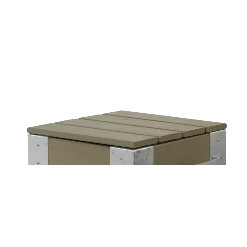 Plus løst låg til Cubic blomsterkasse 45,7x50cm gråbrun 18246-18 Plus løst låg til Cubic blomsterkasse 45,7x50cm gråbrun 18246-18