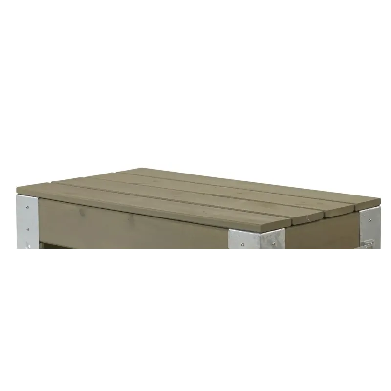 Plus løst låg til Cubic blomsterkasse 87x50cm gråbrun 18245-18 Plus løst låg til Cubic blomsterkasse 87x50cm gråbrun 18245-18