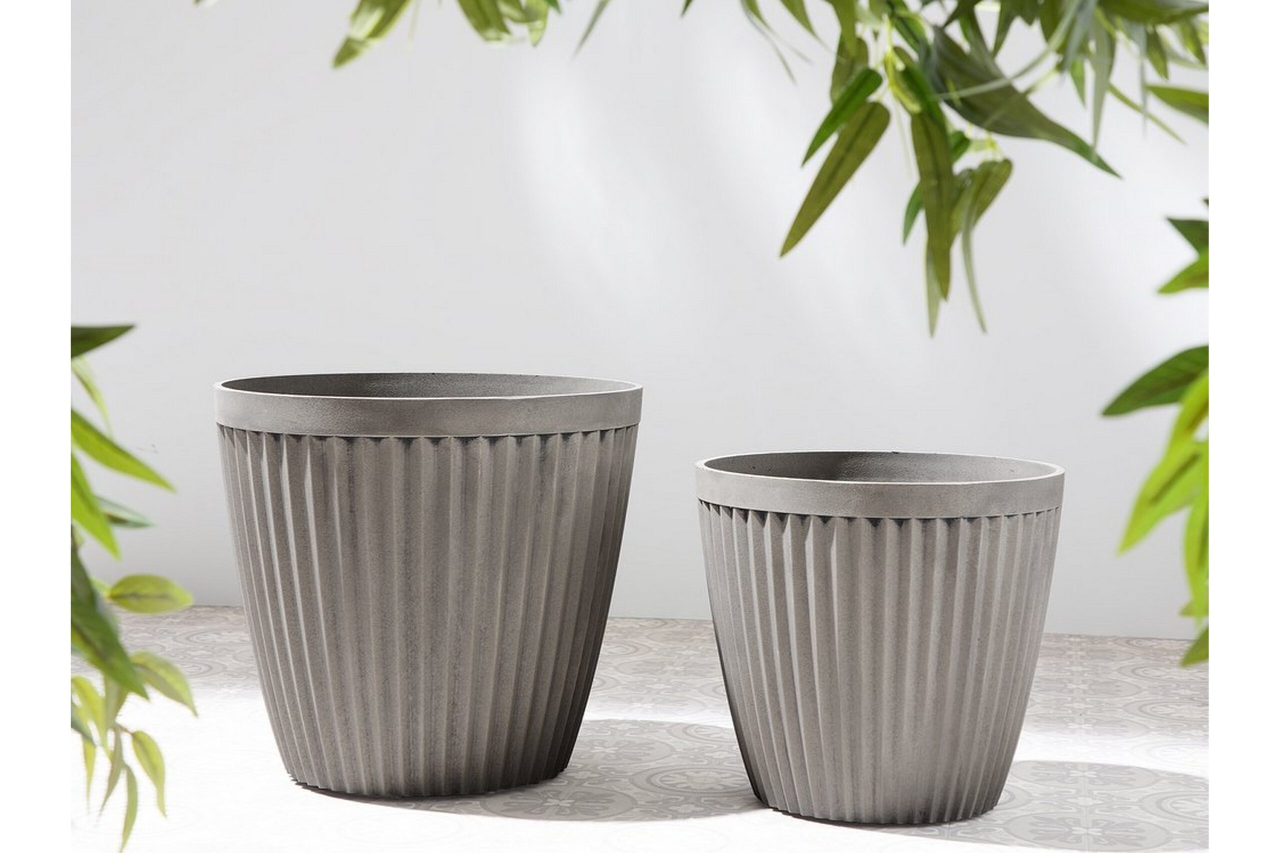 Poka Pot 44 cm - Grå Poka Pot 44 cm - Grå