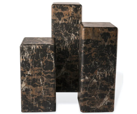 Pols Potten piedestal - brown marble - 91x33