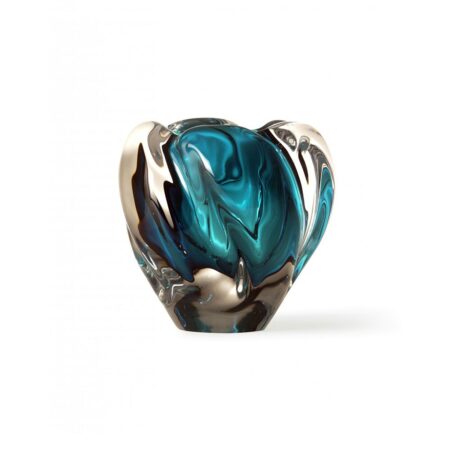Porta Romana I Small Peony Vase | Turquoise