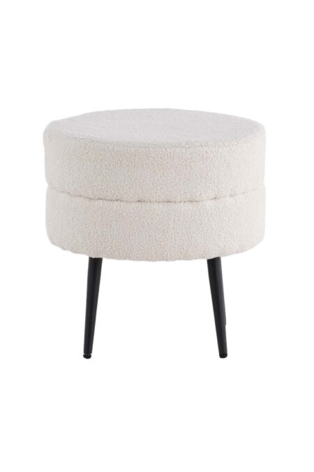 Pot puf Ø40cm hvid