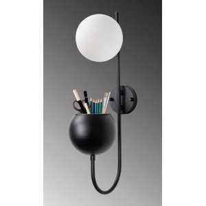 Potter vägglampa 11475 - Svart/vit