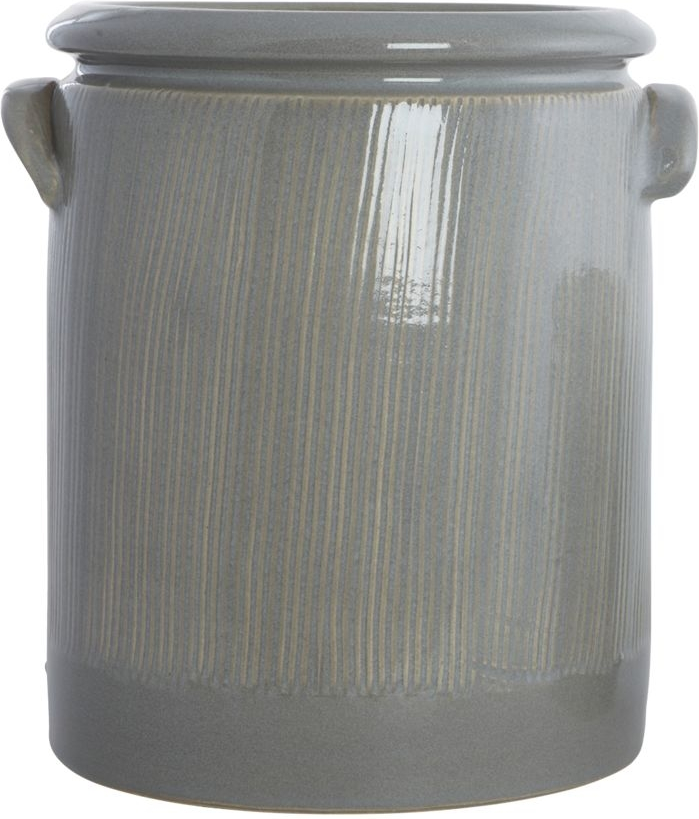 Pottery, Urtepotteskjuler, lysegrå, H22x24 cm Pottery, Urtepotteskjuler, lysegrå, H22x24 cm