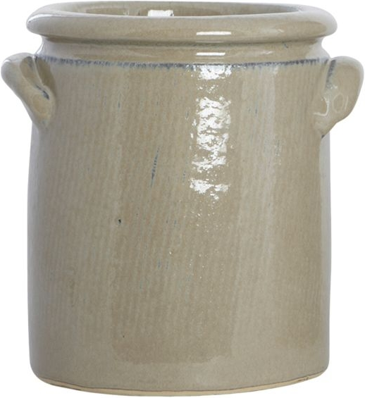 Pottery, Urtepotteskjuler, sand, H14x15 cm Pottery, Urtepotteskjuler, sand, H14x15 cm