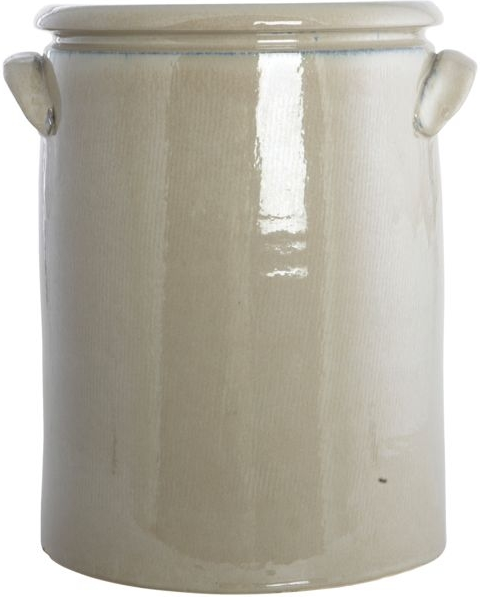 Pottery, Urtepotteskjuler, sand, H32x36 cm Pottery, Urtepotteskjuler, sand, H32x36 cm
