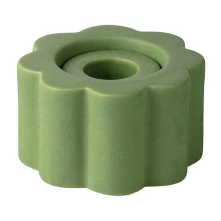PotteryJo Birgit vase/fyrfadsstage 5 cm Olive