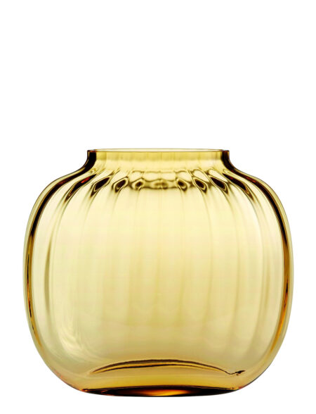 Primula Oval Vase H12,5 Holmegaard Yellow