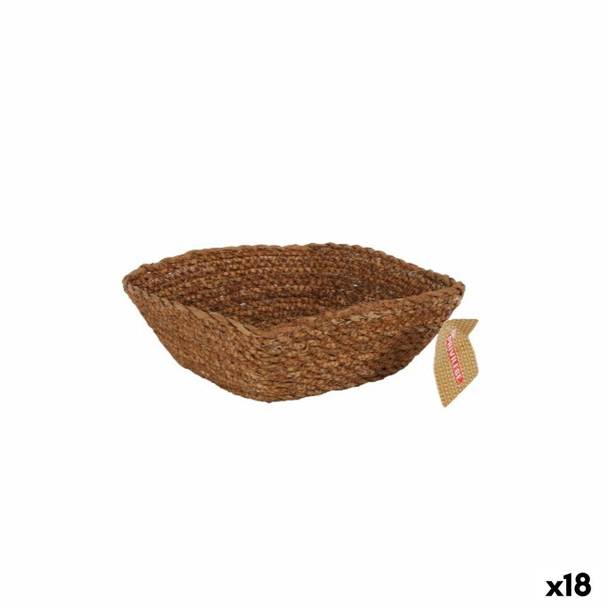Privilege multibrug kurv i flet - firkantet 17 × 17 × 7 cm (pakke med 18) Privilege multibrug kurv i flet - firkantet 17 × 17 × 7 cm (pakke med 18)