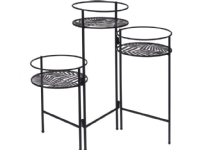 ProGarden Blomsterbed metalstativ base 3x urtepotte universal