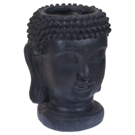 ProGarden blomsterkrukke 25x26x35 cm buddhadesign antracitgrå