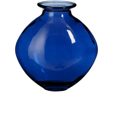 Qin vase Ø24xH26 cm blå