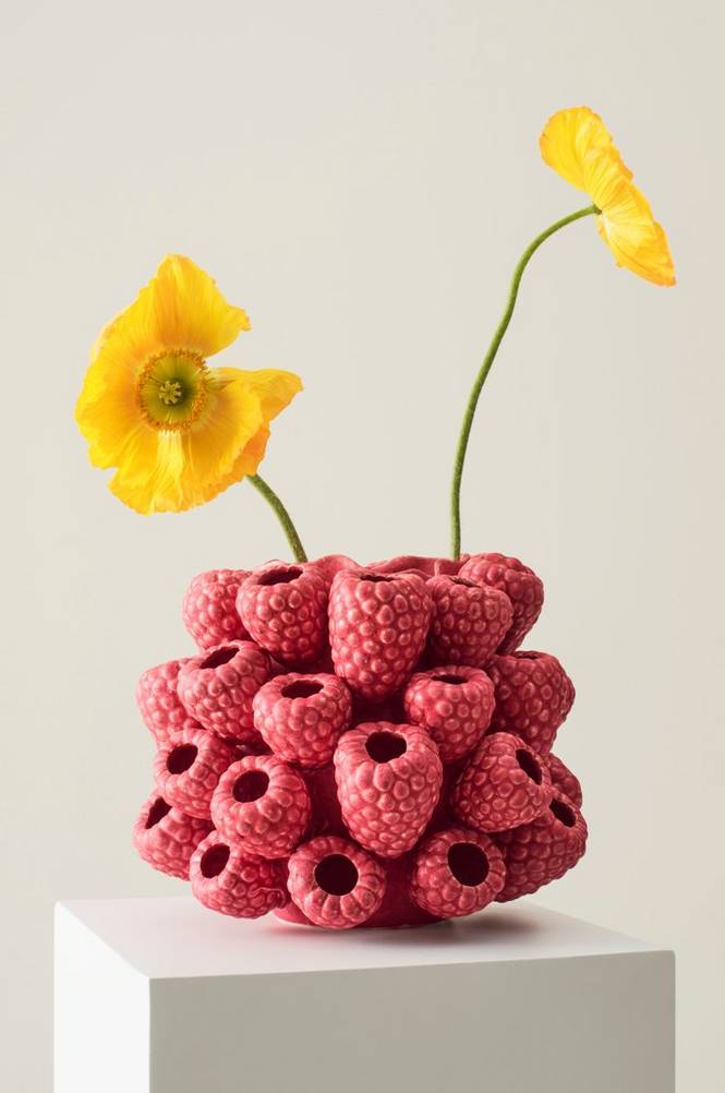RASPBERRY vase/gryde Hindbærr⌀d RASPBERRY vase/gryde Hindbærr⌀d