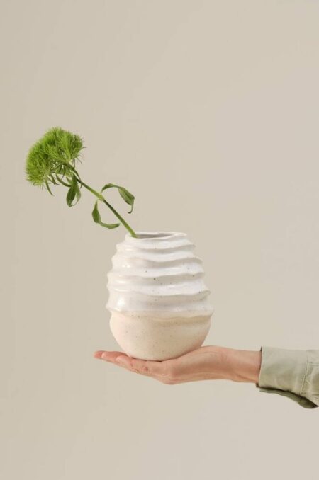RITA vase h⌀jde 16,5 cm Offwhite