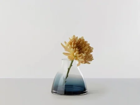 RO Collection, Flower vase no. 1, indigo blue