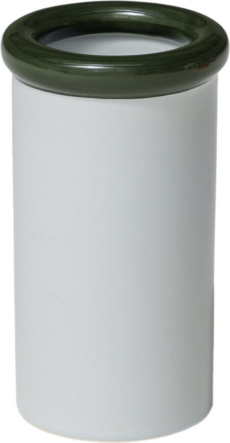 ROD Vase Ceramic H215 x Ø123 Dark Green/light Blue