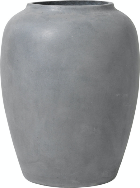 Ray, Krukke, grå, H50x64 cm, fibercement